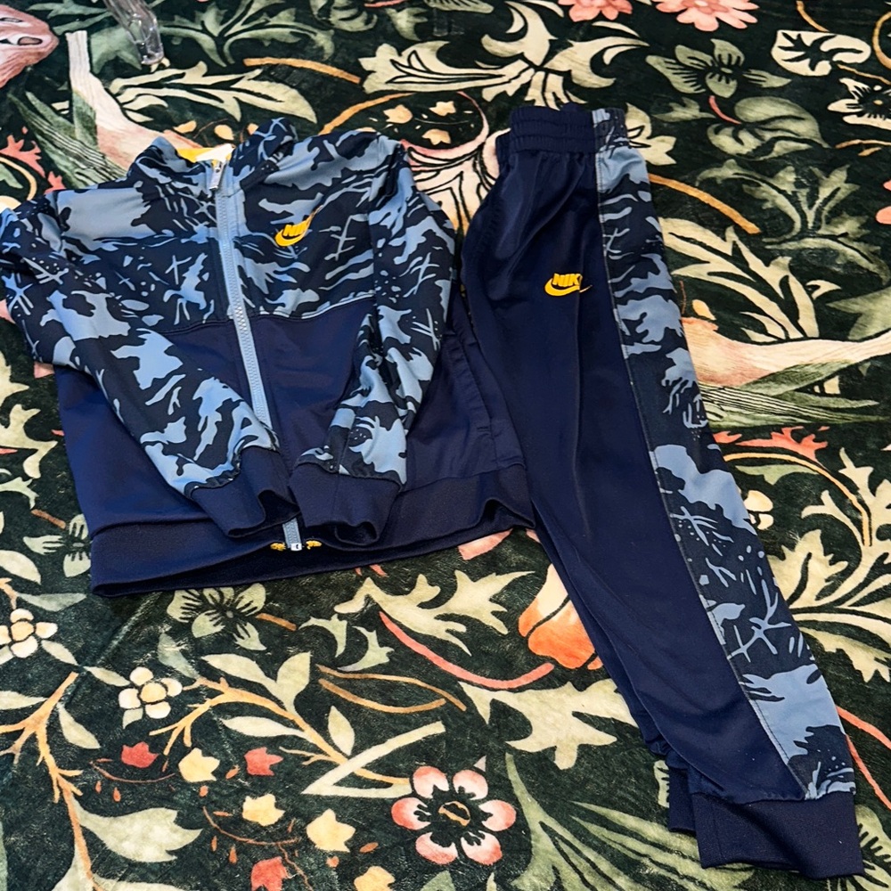 Nike Blue and Black Kids Matching Set